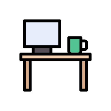 tablo vektör çizgisi renk simgesi