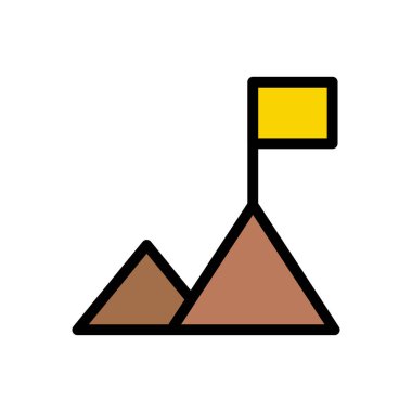 hedef vektör çizgisi renk simgesi