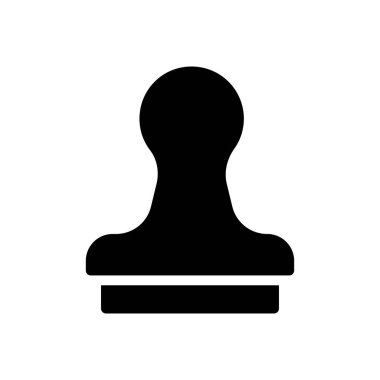 Doğrulanmış vektör glyph düz simgesi