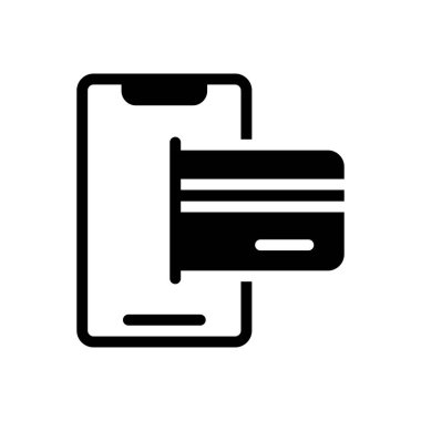 vektör düz simgesini öde