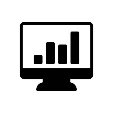grafik vektör düz simgesi
