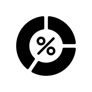 vektör glyph düz simgesi teklif et