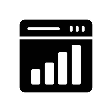 grafik vektör düz simgesi
