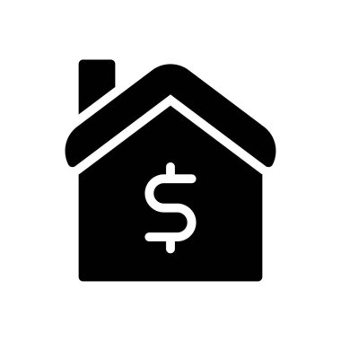 ev vektörü sembolü düz simge