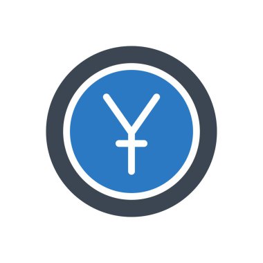 para birimi vektör renk simgesi