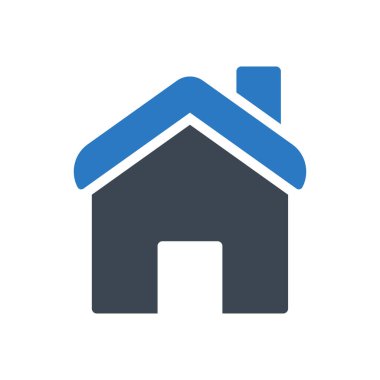 ev vektörü renk simgesi