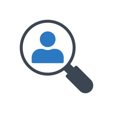 hiring vector glyph color icon