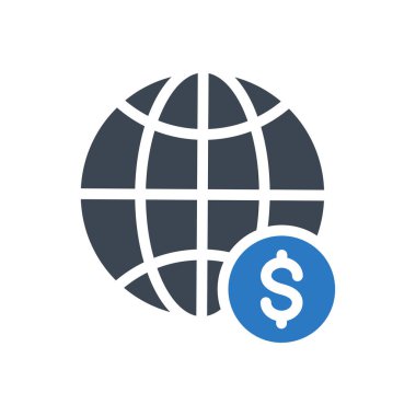 Dolar vektör kabartma rengi 