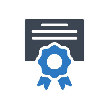 Sertifika vektör kabartma rengi 