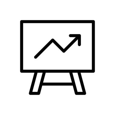 tahta vektörü ince çizgi simgesi