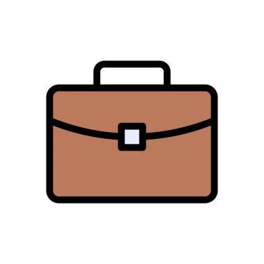 torba vektörü düz renk simgesi