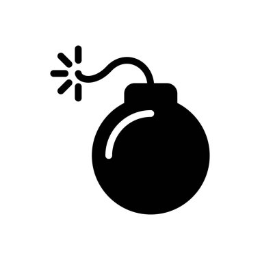 patlama vektörü düz simgesi