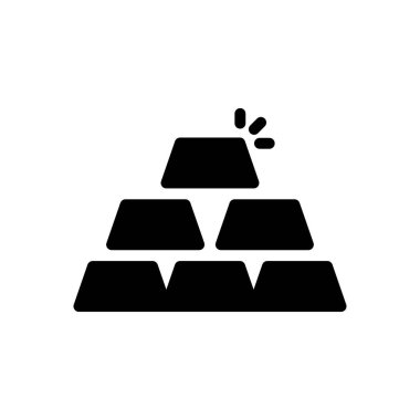 ingot vektör düz simge