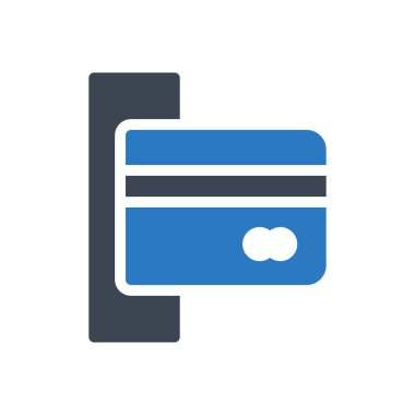 vektör düz simgesini öde