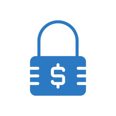 Dolar vektör sembolü düz simge