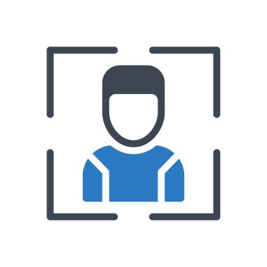 Vektör kabartması düz simge işe alınıyor