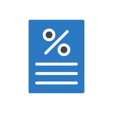 fatura vektör düz simgesi