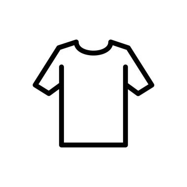 Kumaş vektörü ince çizgi simgesi