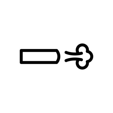 araç vektörü ince çizgi simgesi