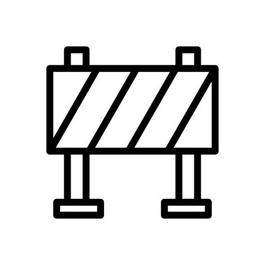 blok vektör ince çizgi simgesi