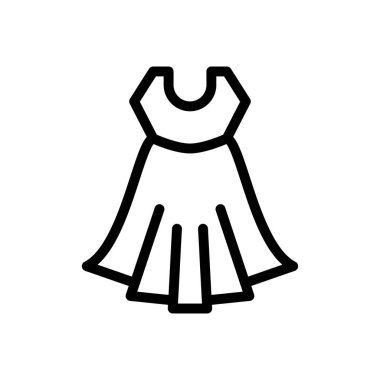 Kumaş vektörü ince çizgi simgesi