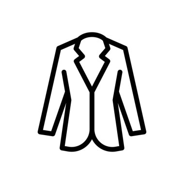 Kumaş vektörü ince çizgi simgesi