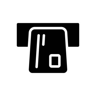 ATM vektör düz simge