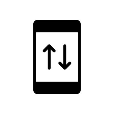 İnternet vektör simgesi düz simgesi