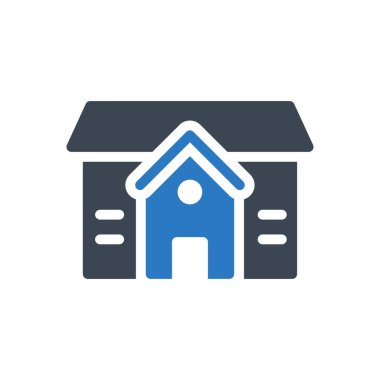 ev vektörü renk simgesi