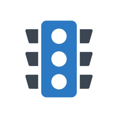 Sinyal vektörü renk simgesi