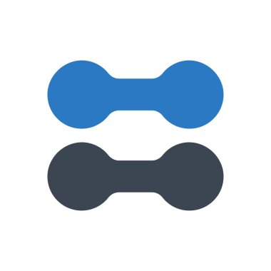 spor salonu vektör renk simgesi