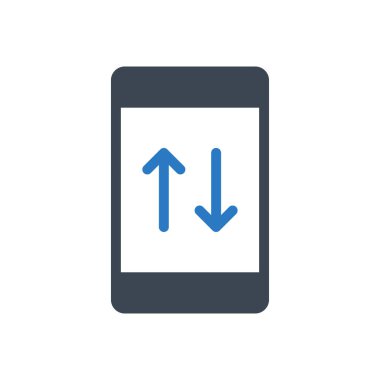 İnternet vektör renk simgesi