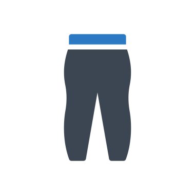 panant vektör renk simgesi