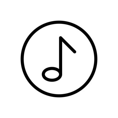 ses vektörü ince çizgi simgesi