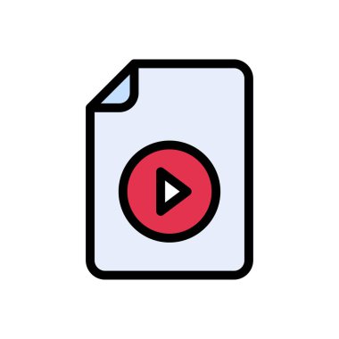 ortam vektörü düz renk simgesi