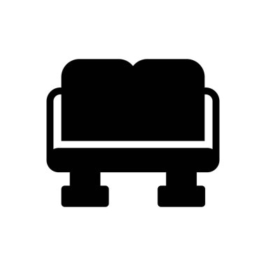 koltuk vektörü sembolü düz simge