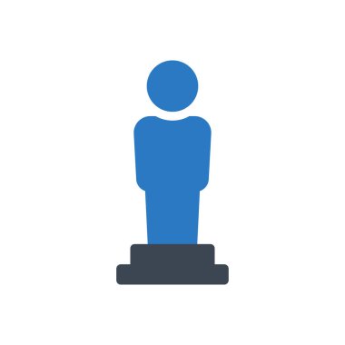 kupa vektör renk simgesi