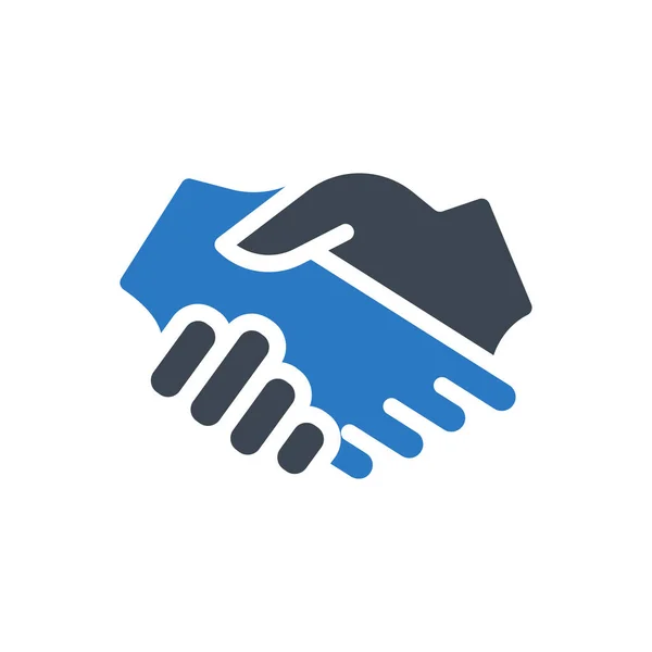 Premium Vector  Handshake vector flat icon. isolated hand shake