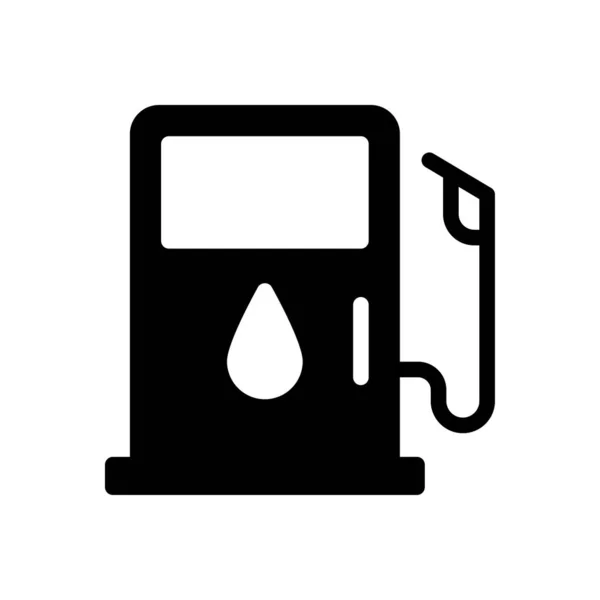 Station Vector Hiëroglief Plat Pictogram — Stockvector