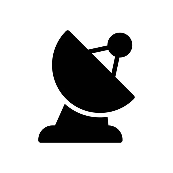 Антена Вектор Гліф Плоска Іконка — стоковий вектор