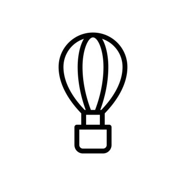 uç vektör ince çizgi simgesi