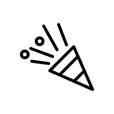 karnaval vektörü ince çizgi simgesi