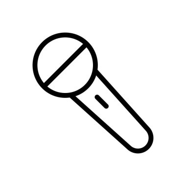 hoparlör vektörü ince çizgi simgesi