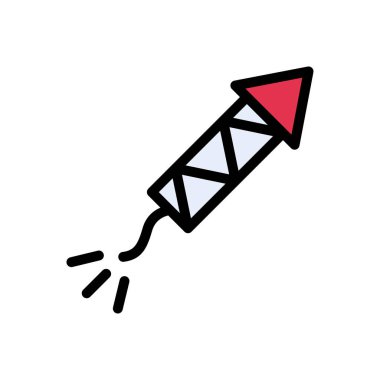 karnaval vektörü düz renk simgesi