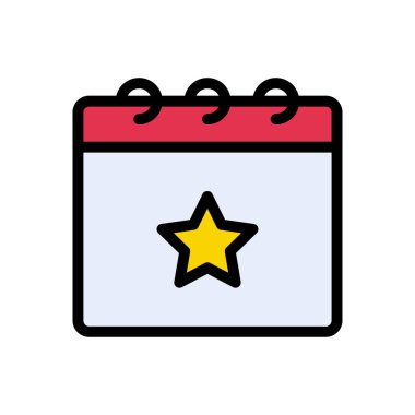 karnaval vektörü düz renk simgesi