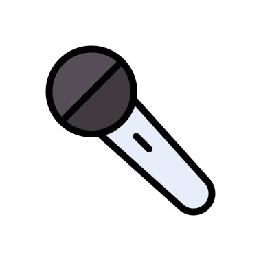 hoparlör vektörü düz renk simgesi