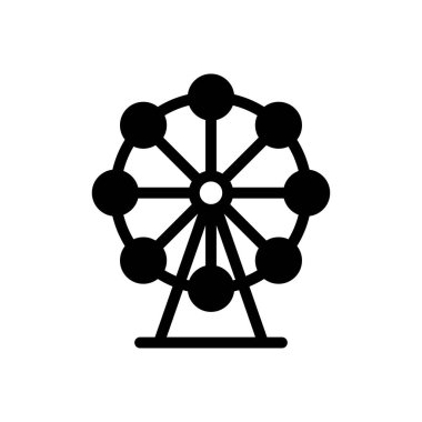 Dönme vektörü ince çizgi simgesi