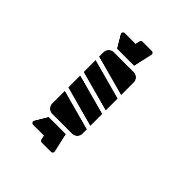 Şeker vektörü ince çizgi simgesi