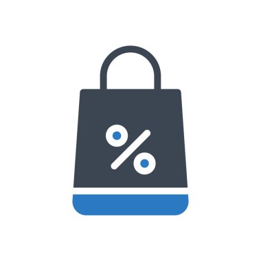 Alışveriş vektörü renk simgesi