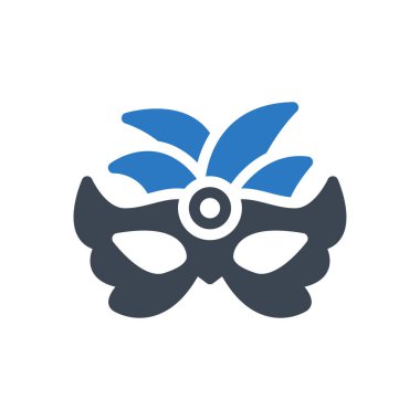 maske vektör renk simgesi